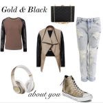 Stylizacja Gold & Black