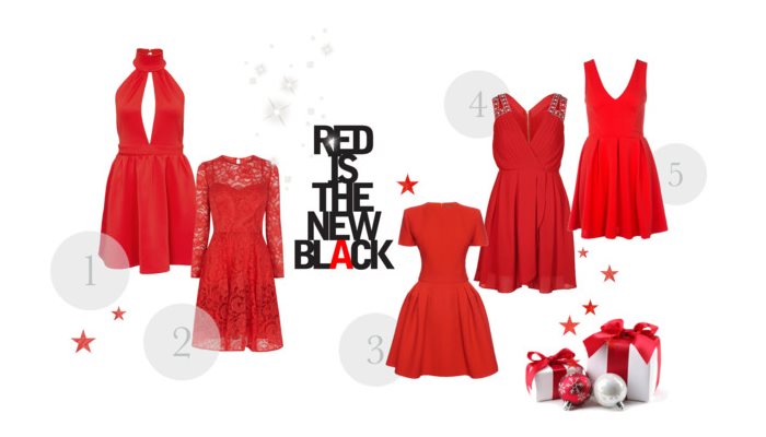 Czerwone sukienki na karnawał 2015