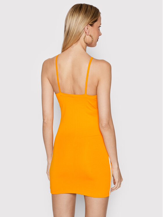 adidas Sukienka letnia adicolor Classics HC2046 Pomarańczowy Slim Fit zdjęcie nr 3
