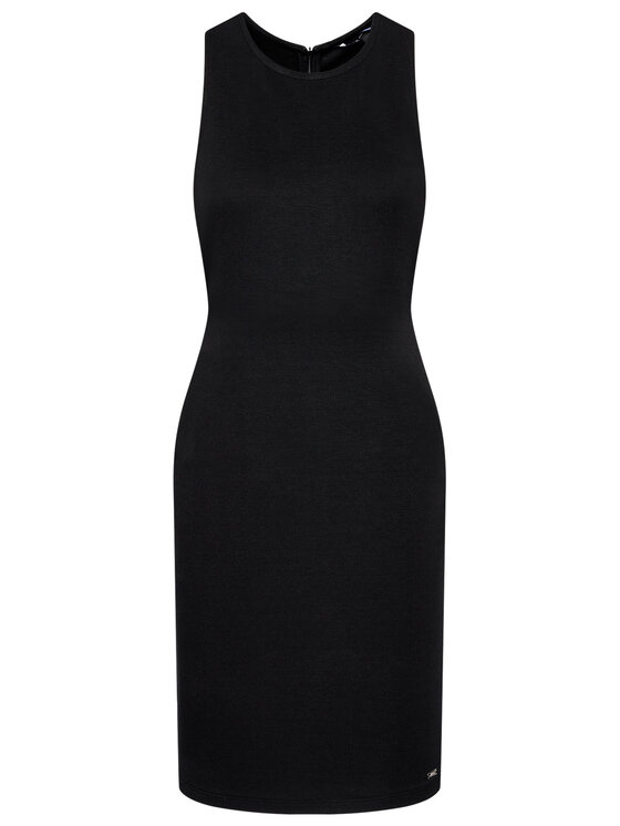 Armani Exchange Sukienka codzienna 8NYA94 YJB3Z 1200 Czarny Slim Fit zdjęcie nr 5