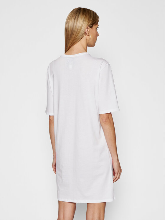 Armani Exchange Sukienka codzienna 8NYADX YJG3Z 9130 Biały Regular Fit zdjęcie nr 3