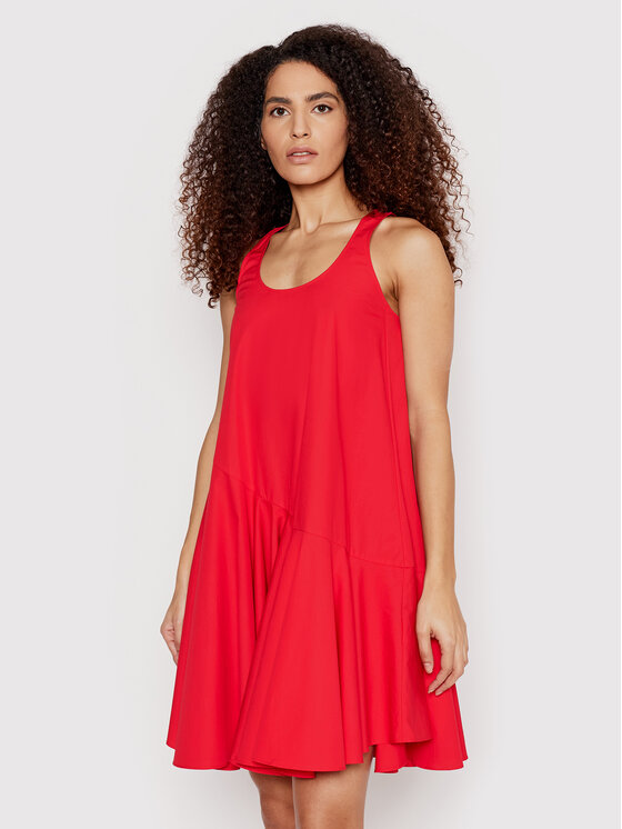 Armani Exchange Sukienka letnia 3LYA19 YNWQZ 14AC Czerwony Regular Fit