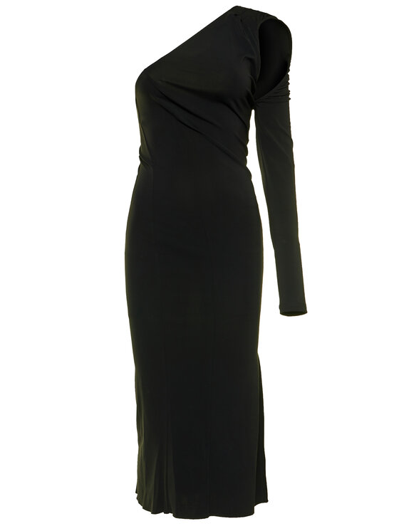 Babylon Sukienka koktajlowa MF6070 Czarny Slim Fit zdjęcie nr 5