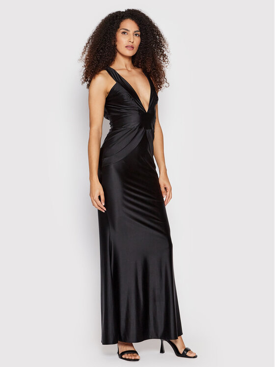 Babylon Sukienka wieczorowa P_MF0515 Czarny Regular Fit zdjęcie nr 2
