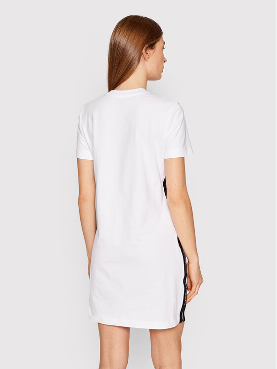 Calvin Klein Jeans Sukienka codzienna J20J218861 Biały Regular Fit zdjęcie nr 3