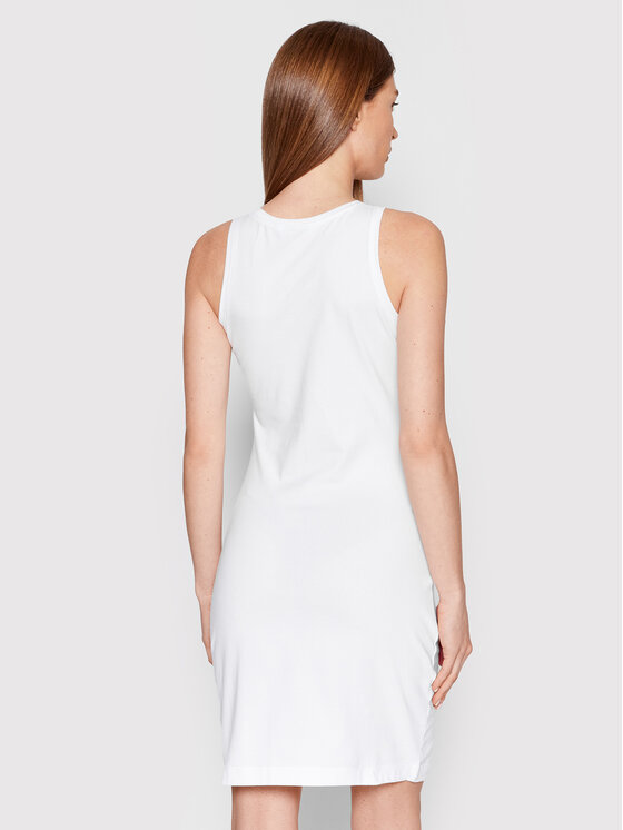 Calvin Klein Jeans Sukienka codzienna J20J219180 Biały Slim Fit zdjęcie nr 3