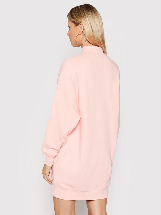 Calvin Klein Jeans Sukienka dzianinowa J20J217571 Różowy Oversize zdjęcie nr 3