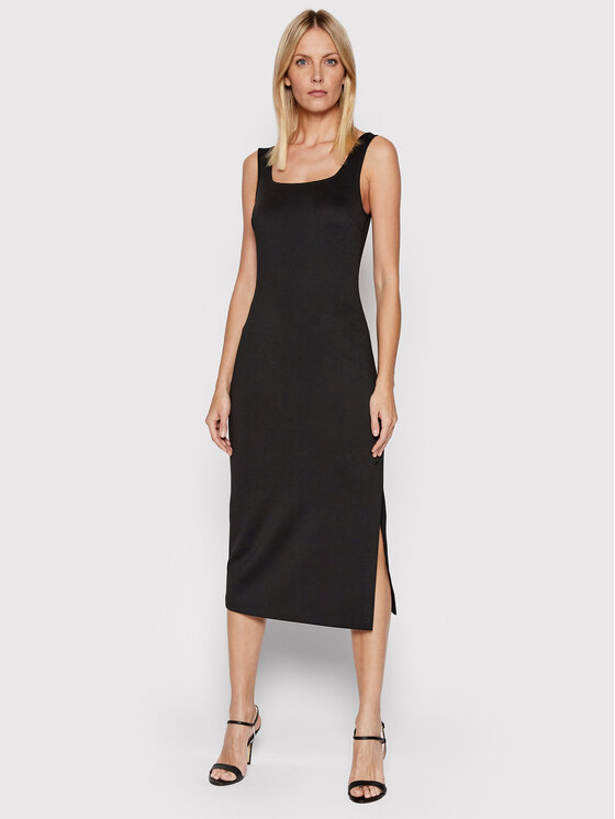 Calvin Klein Sukienka codzienna K20K203505 Czarny Regular Fit