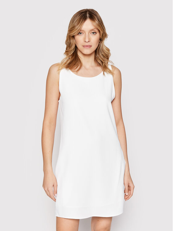 Calvin Klein Sukienka codzienna K20K203834 Biały Regular Fit