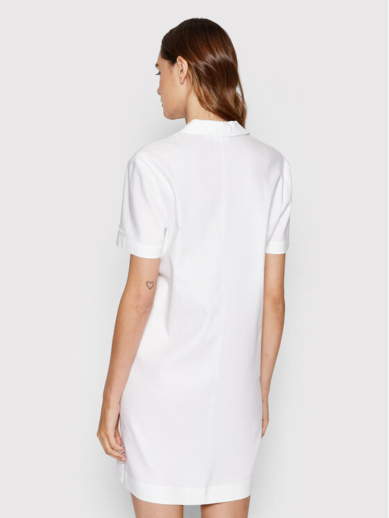 Calvin Klein Sukienka codzienna K20K203838 Biały Regular Fit zdjęcie nr 3