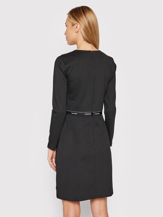 Calvin Klein Sukienka codzienna Milano K20K203166 Czarny Slim Fit zdjęcie nr 3