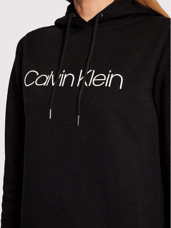 Calvin Klein Sukienka dzianinowa Core Logo K20K203048 Czarny Regular Fit zdjęcie nr 4