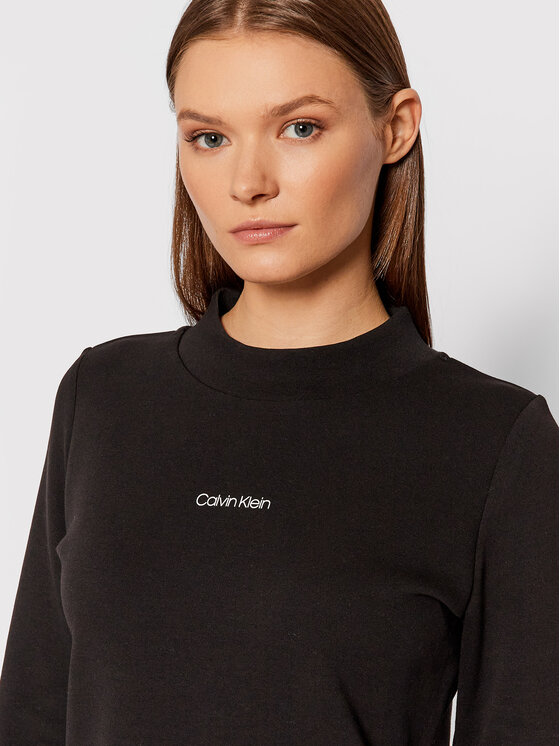 Calvin Klein Sukienka dzianinowa K20K203233 Czarny Regular Fit zdjęcie nr 4