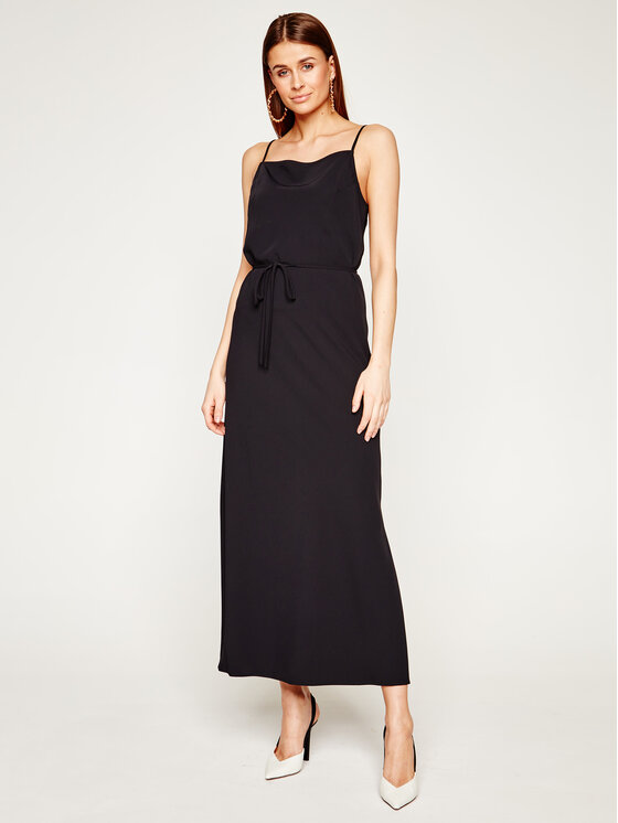 Calvin Klein Sukienka koktajlowa Cami K20K201839 Czarny Regular Fit