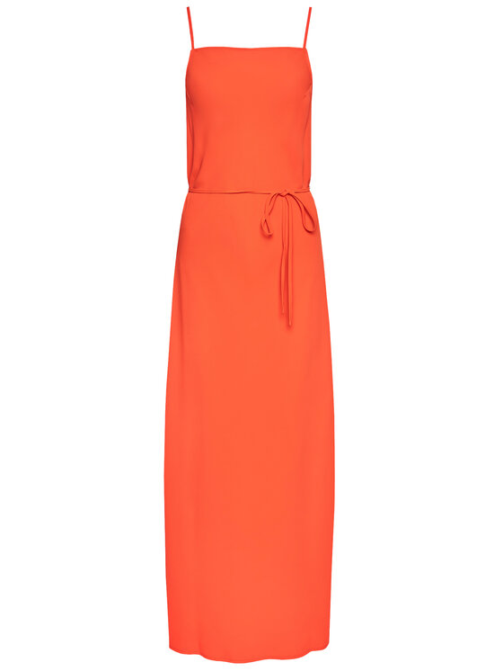 Calvin Klein Sukienka koktajlowa Cami K20K201839 Pomarańczowy Regular Fit zdjęcie nr 5