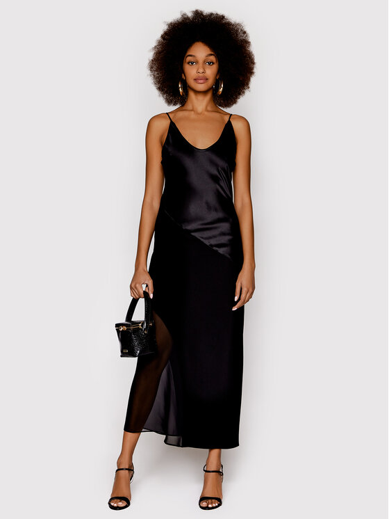Calvin Klein Sukienka koktajlowa Cami K20K203512 Czarny Slim Fit zdjęcie nr 2