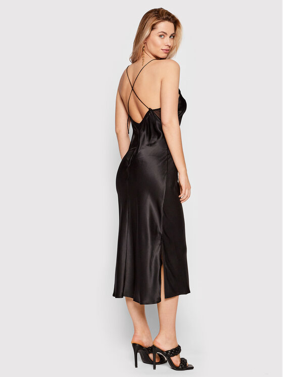 Calvin Klein Sukienka koktajlowa Iconic K20K203648 Czarny Regular Fit zdjęcie nr 2
