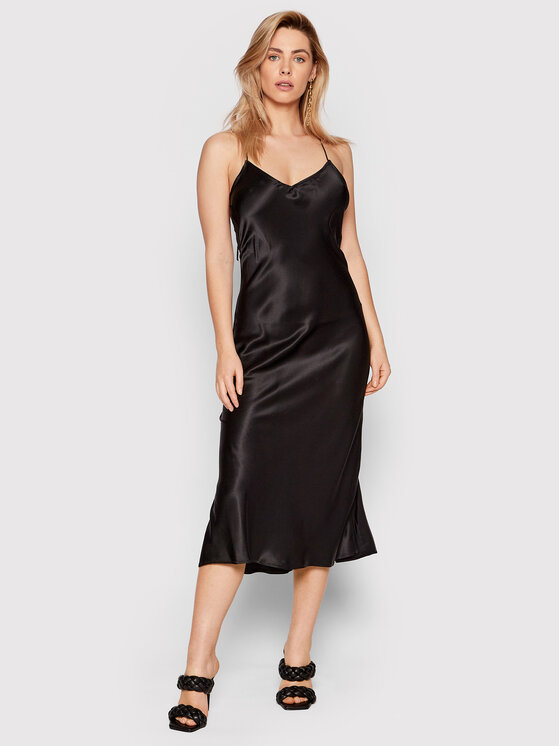 Calvin Klein Sukienka koktajlowa Iconic K20K203648 Czarny Regular Fit