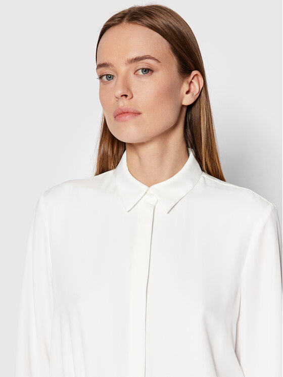 Calvin Klein Sukienka koszulowa K20K203785 Biały Regular Fit zdjęcie nr 4