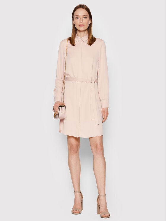 Calvin Klein Sukienka koszulowa K20K203785 Różowy Regular Fit zdjęcie nr 2