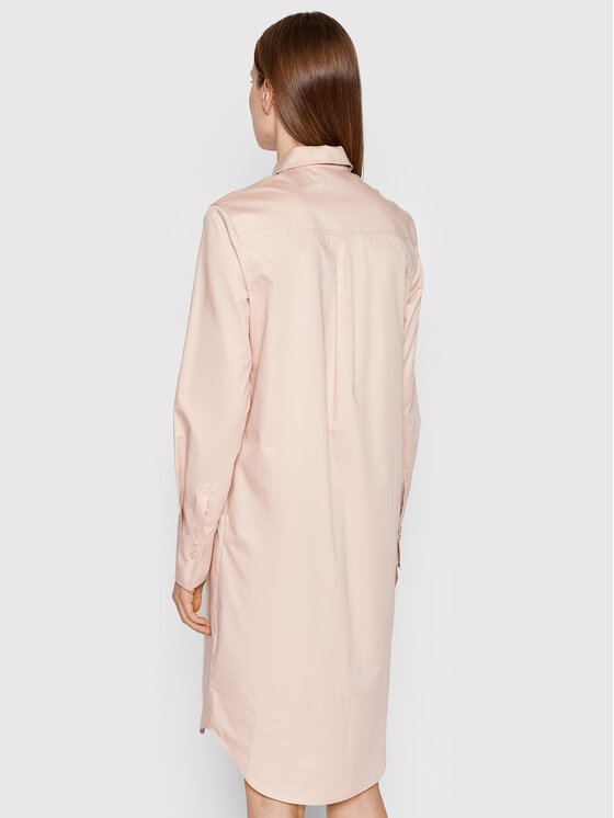 Calvin Klein Sukienka koszulowa Shiny K20K203791 Różowy Regular Fit zdjęcie nr 3