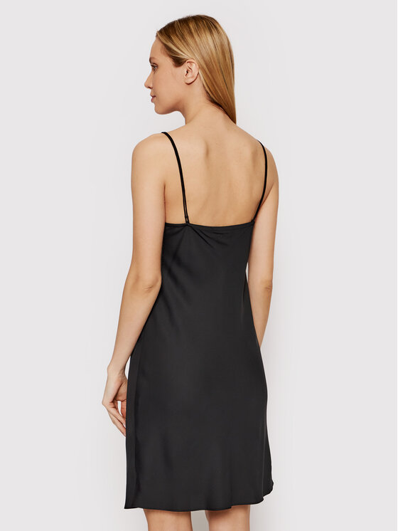Calvin Klein Sukienka letnia Iconic Cami K20K204370 Czarny Regular Fit zdjęcie nr 3