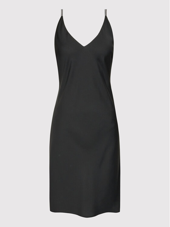 Calvin Klein Sukienka letnia Iconic Cami K20K204370 Czarny Regular Fit zdjęcie nr 5