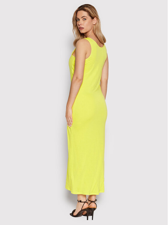 Calvin Klein Sukienka letnia K20K203854 Żółty Slim Fit zdjęcie nr 3