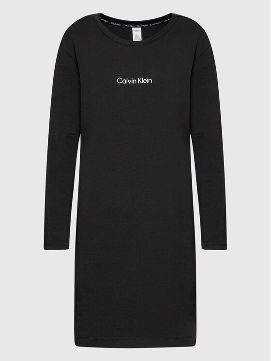Calvin Klein Underwear Sukienka codzienna 000QS6762E Czarny Regular Fit zdjęcie nr 5
