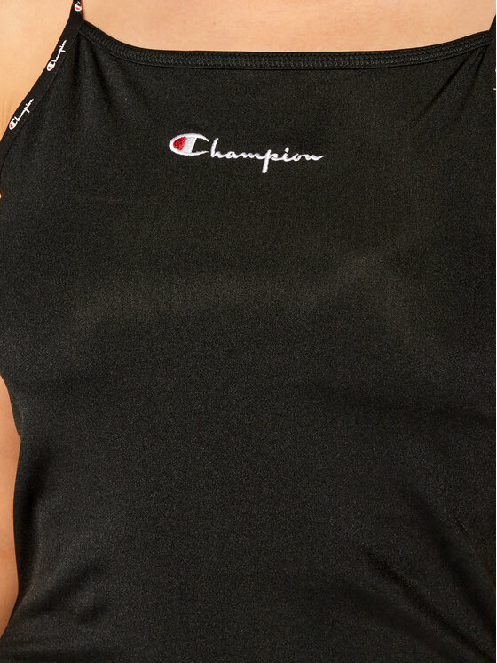 Champion Sukienka letnia Stappy Script Logo 112995 Czarny Regular Fit zdjęcie nr 4