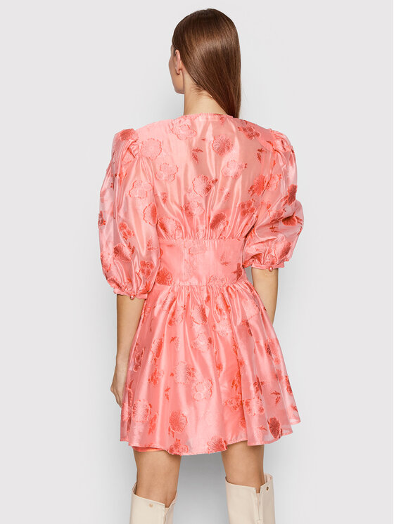Custommade Sukienka koktajlowa Lulia 999323414 Różowy Regular Fit zdjęcie nr 3