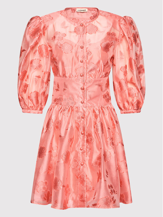 Custommade Sukienka koktajlowa Lulia 999323414 Różowy Regular Fit zdjęcie nr 5