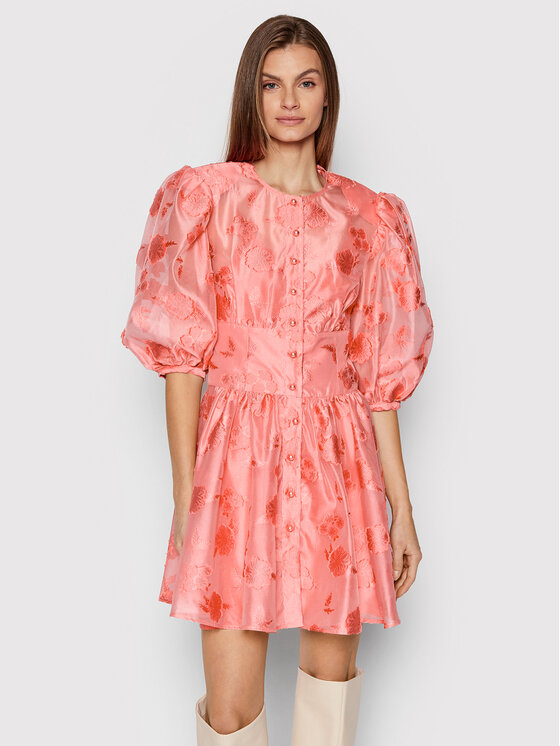 Custommade Sukienka koktajlowa Lulia 999323414 Różowy Regular Fit