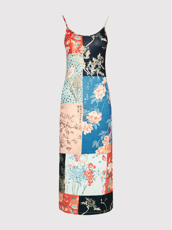 Desigual Sukienka codzienna Matsue 21WWVK63 Kolorowy Slim Fit zdjęcie nr 5