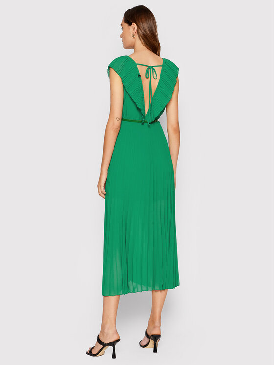 Dixie Sukienka koktajlowa A836T024 Zielony Regular Fit zdjęcie nr 3