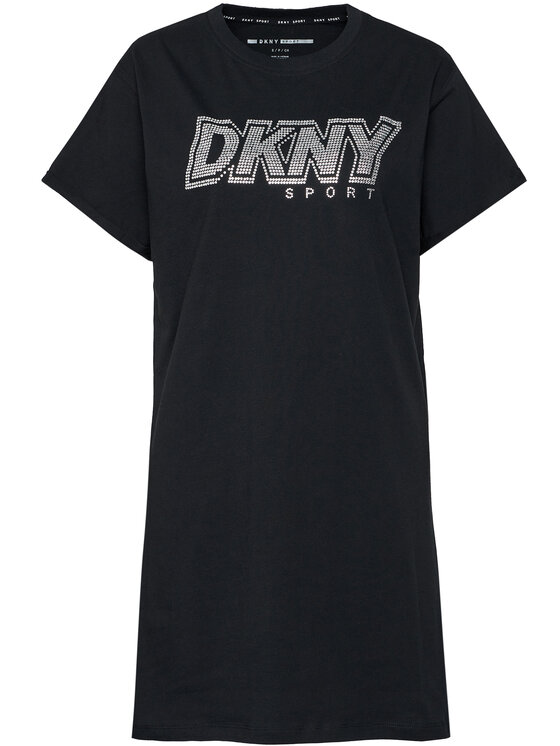 DKNY Sport Sukienka codzienna DP0D4347 Czarny Regular Fit zdjęcie nr 4