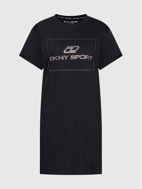 DKNY Sport Sukienka codzienna DP1D4458 Czarny Regular Fit zdjęcie nr 5
