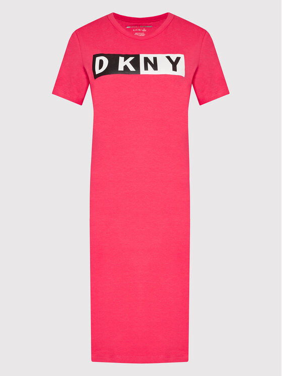 DKNY Sport Sukienka codzienna DP9D4261 Różowy Regular Fit zdjęcie nr 5