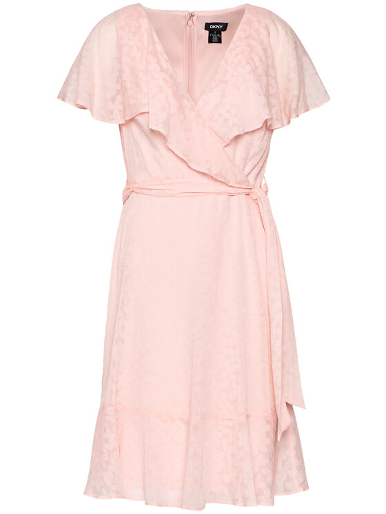 DKNY Sukienka codzienna DD1BE436 Różowy Regular Fit zdjęcie nr 5