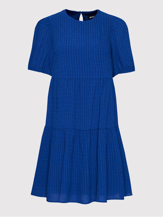 DKNY Sukienka codzienna DD1EM711 Niebieski Regular Fit zdjęcie nr 5