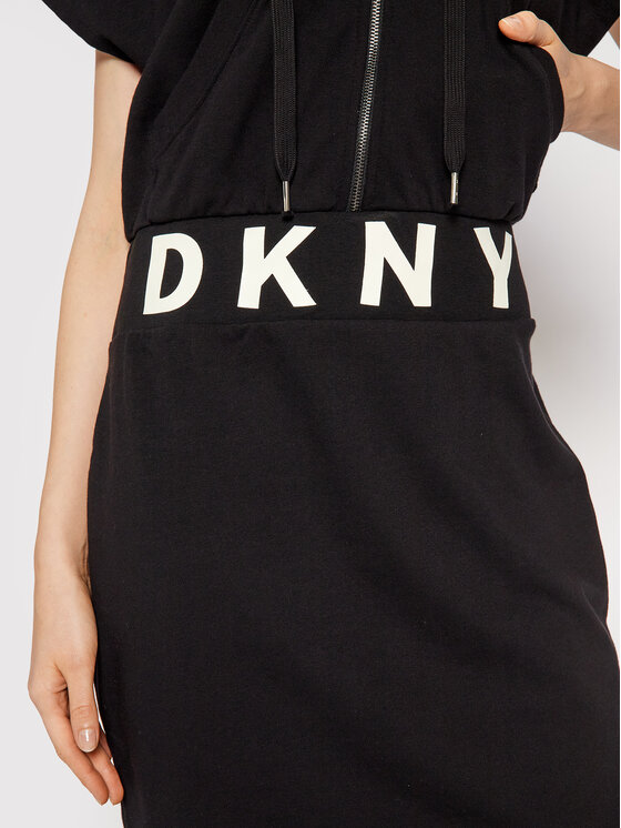DKNY Sukienka codzienna DD1GD233 Czarny Regular Fit zdjęcie nr 4