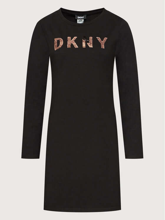 DKNY Sukienka codzienna DD1GN18R Czarny Regular Fit zdjęcie nr 5