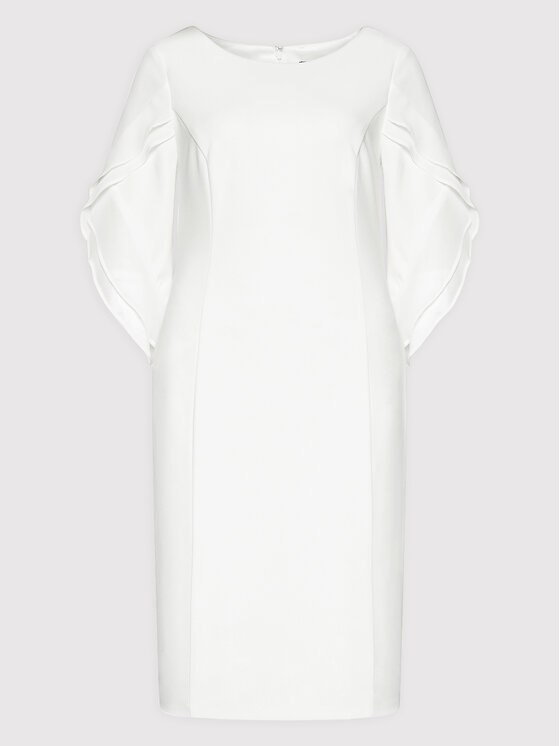 DKNY Sukienka koktajlowa DD0B1141 Biały Regular Fit zdjęcie nr 5