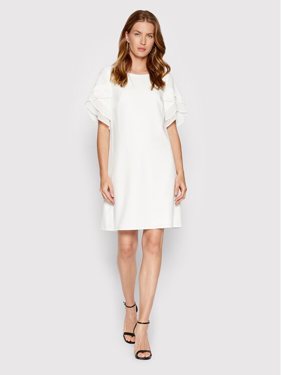 DKNY Sukienka koktajlowa DD2B1606 Biały Regular Fit zdjęcie nr 2