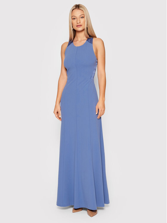 DKNY Sukienka wieczorowa ED1K1798 Niebieski Regular Fit zdjęcie nr 2