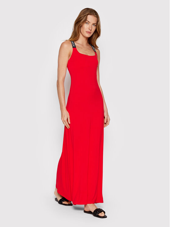 Emporio Armani Sukienka codzienna 262718 2R314 00173 Czerwony Slim Fit zdjęcie nr 2