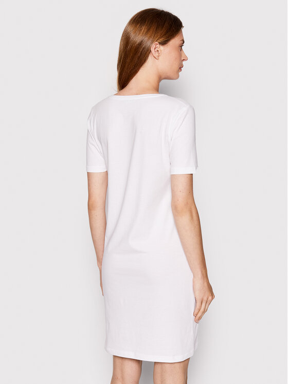 Emporio Armani Underwear Sukienka codzienna 164425 2R223 00010 Biały Regular Fit zdjęcie nr 3