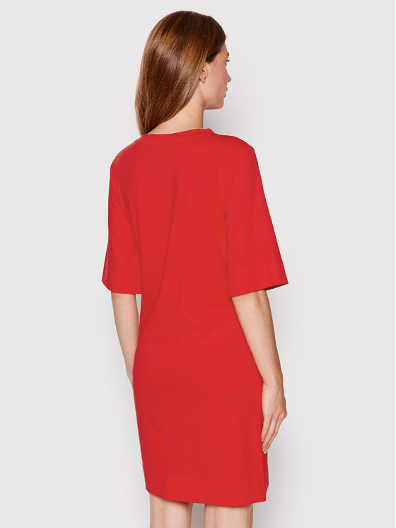 Emporio Armani Underwear Sukienka codzienna 164456 2R255 04574 Czerwony Regular Fit zdjęcie nr 3