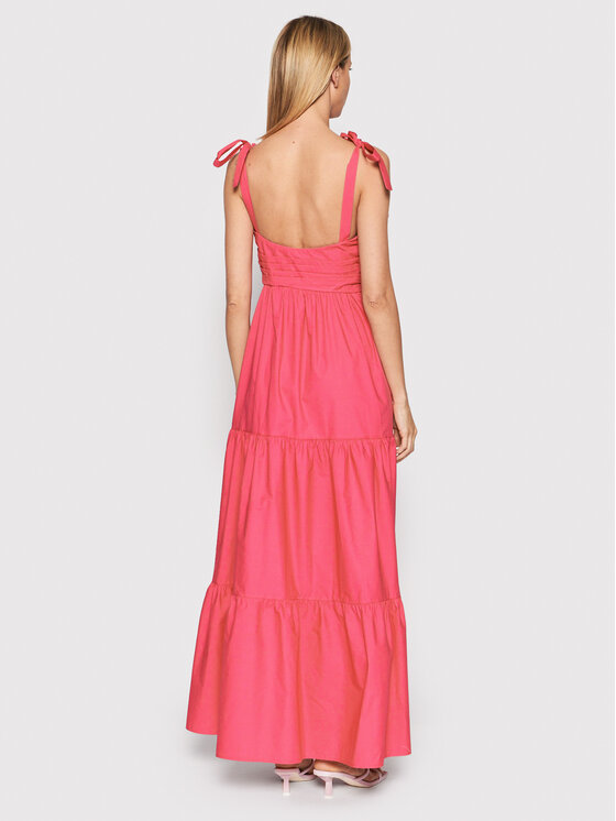 Fracomina Sukienka letnia FP22SD3012W40001 Różowy Regular Fit zdjęcie nr 3