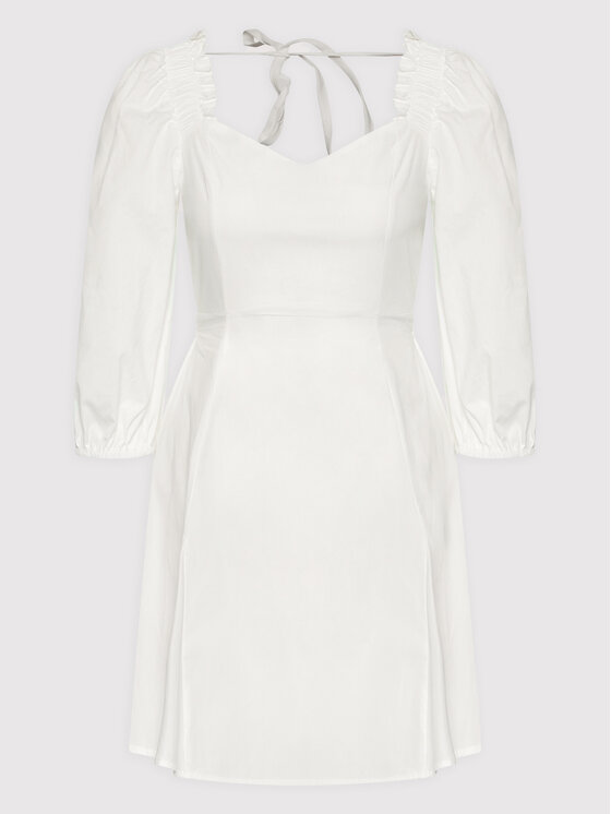 Glamorous Sukienka codzienna AC3566 Biały Regular Fit zdjęcie nr 5